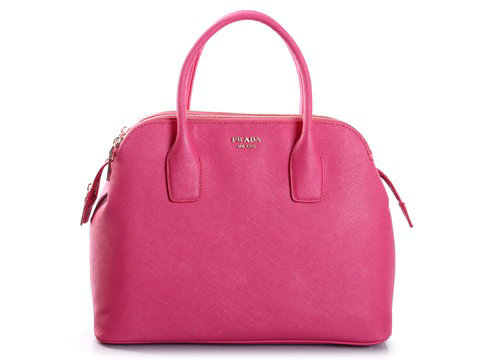 2014 Prada Saffiano Cuir Leather Tote Bag BN2560 rosered